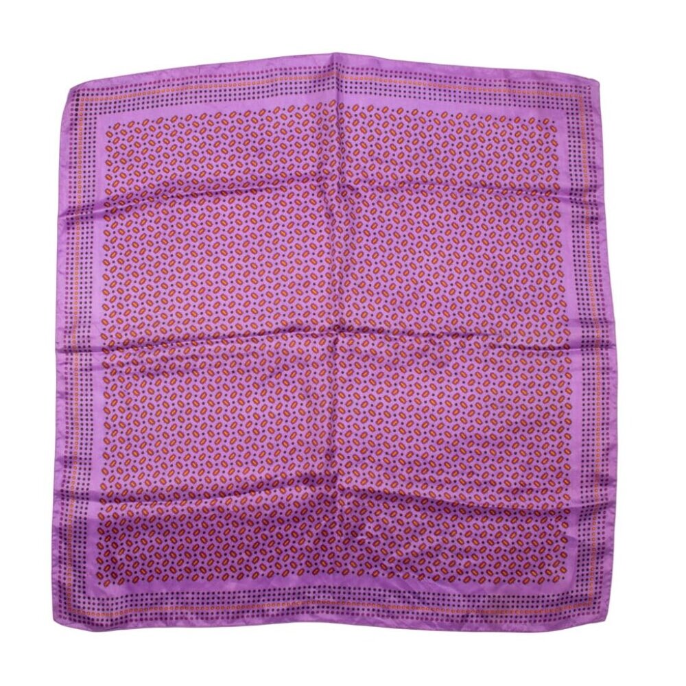 Vintage Morsly Metallic Purple Scarf Accessories Made in Italy